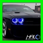 2008-2014 Dodge Challenger Blue Plasma Halo Headlight Rings Kit By Oracle. Fixed Price $258.29.