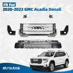 Front Bumper Grille Assembly For 2020-2023 Gmc Acadia Denali W/ Fog Light Upper. Fixed Price $384.99.