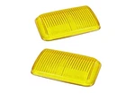 Nos Bosch Lenses Set In Yellow For Porsche 964 Fog Lights. Fixed Price $116.12.