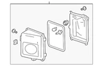 Genuine Gm Front Driver Side Turn Signal And Fog Lamp Assembly 15930685. Fixed Price $237.18.