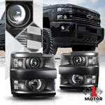 Black Housing Projector Headlight Clear Signal For 15-19 Silverado 2500HD/3500HD. Fixed Price $336.85.