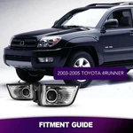 Fog Lights For 2003-2005 Toyota 4RUNNER Projector Driving Lamps Pair Clear Lens. Fixed Price $45.49.