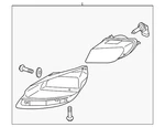 Genuine Mazda Fog Lamp Assembly TE69-51-690C. Fixed Price $372.86.