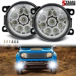 2X Front Bumper Clear Lens Fog Light Driving Lamp For Jeep Renegade 2015-2023. Fixed Price $29.99.