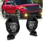 Pair 11-15 Ford Explorer Bumper Fog Lights Driving Lamp Clear Lens L+r. Fixed Price $44.99.