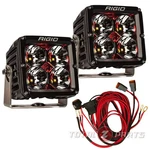 Rigid Industries Radiance Pod Xl 4" Led Lights Pair (red Backlight) W/harness. Fixed Price $489.99.
