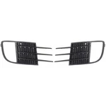 For Volkswagen Gti Fog Light Cover 2010-2014 Driver And Passenger Pair Black. Fixed Price $40.40.