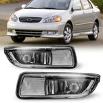 For 03-04 Toyota Corolla Fog Lights Bumper Lamps Kit Oe Style Clear Lens Pair. Fixed Price $43.99.