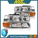 For 1999-2002 Chevy Silverado 2000-2006 Tahoe Suburban Headlights Assembly Pair. Fixed Price $71.99.