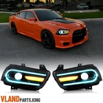 Rgb Led Drl Headlights Assembly For Dodge Charger Sxt Rt 2011-2014 Front Lamp. Fixed Price $337.49.