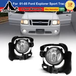 01-05 Ford Explorer Sport Trac Fog Lights Driving Bumper Lamp Clear Len Pair. Fixed Price $44.99.