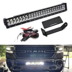 Lower Grille Mount 20" Led Light Bar W/bracket, Wire For 19-UP Dodge Ram Limited. Fixed Price $111.09.