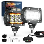Mictuning 2X Led Pods Light, Flood Off Road Lights Bright Driving Fog. Fixed Price $59.39.