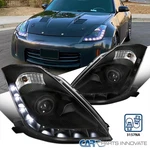 Black Fits 2006-2009 350Z Z33 Fairlady Led Hid Type Projector Headlights Lamps. Fixed Price $323.95.