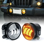 60W Amber 4" Led Fog Light Driving For 2007-2018 Jeep Wrangler Jk Plug And Play. Fixed Price $35.99.