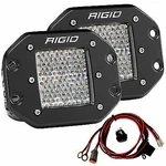 Rigid Industries D2-SERIES Flush Mount Pro Led Lights Diffused-driving 512513. Fixed Price $319.50.