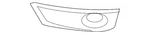 Genuine Audi Lower Grille 8T0-807-682-A-01C. Fixed Price $78.06.