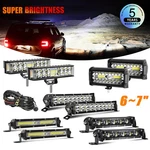 2X 7INCH Led Work Light Bar Spot Pods Fog Lamp Offroad Driving Truck 4WD Utv 6''. Fixed Price $17.99.