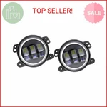 Ikaufen Pair 4 Inch Round Led Fog Lights Driving Lamps Halo For Jeep Wrangler Jk. Fixed Price $35.28.