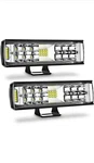 Autofeel Led BAR-7 Inch Pods With 5500LM 6500K White Lighting 2P. Fixed Price $18.25.