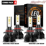 Shyfrult 9005 9006 Led Headlight Kit Bulbs High Low Beam 6500K Bright Power. Fixed Price $37.98.