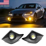 2PCS Jdm Yellow Led Projector Fog Light Kit For 2014-16 Lexus IS350 250 F-sport. Fixed Price $120.99.
