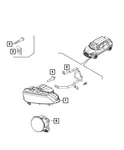 Genuine Mopar Fog Lamp Right 68404201AA. Fixed Price $160.79.
