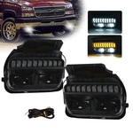 Led Fog Lights+drl For 2003-06 2007 Chevy Silverado Avalanche Front Bumper Lamps. Fixed Price $76.99.