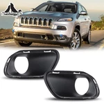 Fog Light Bezels For 2014-2018 Jeep Cherokee Lamp Replacement Set. Fixed Price $23.99.