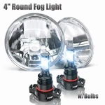 Front 4" Inch Round Fog Lights Driving Led Lamp For Jeep Wrangler Jk Cj Tj 97-18. Fixed Price $45.99.
