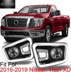 Pair Fog Lights Bezel Cover For 2016-2019 Nissan Titan Xd Trim Replacement. Fixed Price $35.25.