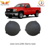 Front Fog Lights Cover Prime Plastic Left & Right Side For 07-13 Gmc Sierra 1500. Fixed Price $23.00.