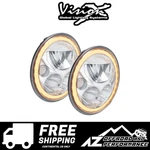 Vision X 7" Led Headlights Chrome Amber Halo For '07-'18 Jeep Wrangler Jk. Fixed Price $849.99.
