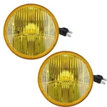 Holley Retrobright 5700K Yellow High Beam Led 5.75" Round Head Light Pair. Fixed Price $341.90.