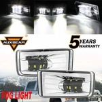 Auxbeam Pair Chrome Led Fog Lights Lamp For Chevy 08-14 / Silverado 07-14 Tahoe. Fixed Price $79.99.