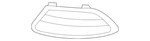 Genuine Mercedes-benz Cover Bumper Area 218-885-16-23. Fixed Price $53.34.
