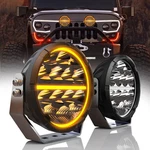 7" Led Driving Work Lights Round Black Spotlight Drl Offroad For Toyota Hilux. Fixed Price $180.19.