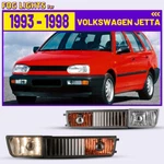 Pair Fog Lights For 1993-1999 Volkswagen Golf/jetta/cabrio Bumper Driving Lamps. Fixed Price $50.99.
