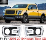 Pair Fog Lights Bezel Cover For 2016-2019 Nissan Titan Xd Trim Lamps. Fixed Price $35.25.