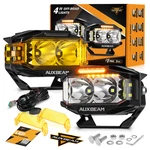 Auxbeam 4" Led Work Lights Pods Driving Lamp Side Shooter Drl For Jeep Off-road. Fixed Price $149.99.
