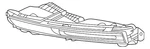 Genuine Land-rover Fog Lamp Assembly LR111099. Fixed Price $400.04.