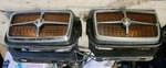 Complete Set 1969 1970 Ford Mustang Mercury Cougar Amber Fog Light Assemblies. Fixed Price $174.99.