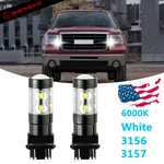 For Car 3157 3156 Led Bulbs White Driving Daytime Running Light Drl. Fixed Price $13.99.