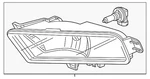 Genuine Honda Fog Lamp Assembly 33951-T1W-A11. Fixed Price $221.02.