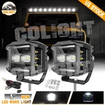 Pair 5" Side Shooter Led Work Light Bar Cube Pods Offroad Driving Lamps Suv Jeep. Fixed Price $148.88.