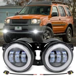 Pair Fit 2001-2004 Nissan Frontier Xterra 4" Driving Bumper Fog Lights Lamp Kit. Fixed Price $39.99.