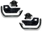 Fits 2022-2024 Gmc Terrain Slt Left Right Front Bumper Fog Cover Chrome Set. Fixed Price $137.94.
