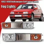 Pair Fog Lights For 1993-1998 Volkswagen Golf Jetta Cabrio Driving Bumper Lamps. Fixed Price $51.00.