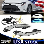2X For 2020-2022 Toyota Corolla L/le/xle Daytime Running Fog Lights Drl. Fixed Price $41.99.