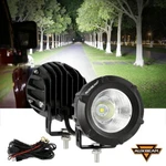 Auxbeam 3.5" Round Led Driving Spot Lights Bumper Work Bar Pods Off Road Truck. Fixed Price $59.75.